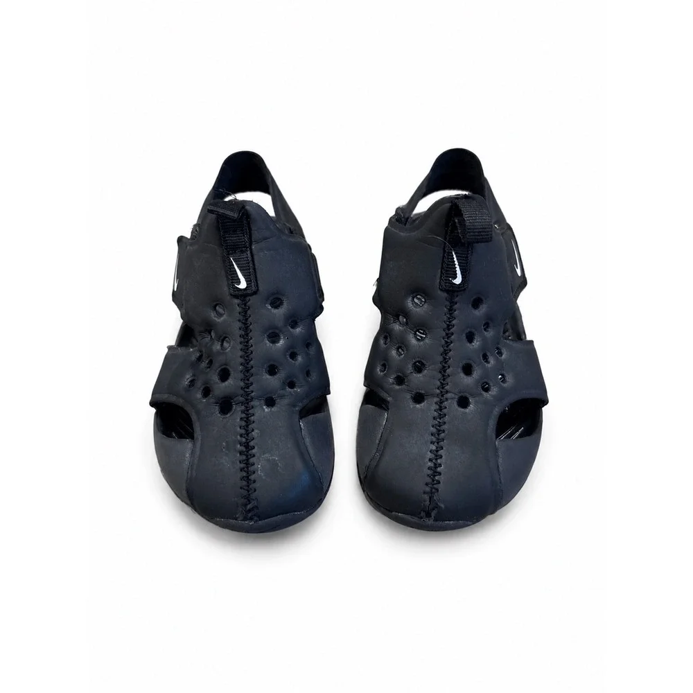 Nike Sunray Protect 2 Black Anthracite Kids Sandals 10C 943821-001
